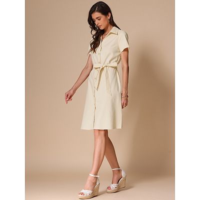 white christmas dresses Rihoas Geometric Embroidery Ruffle Cotton Midi Dress for Women, Red / S main image 1