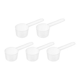 10 pc Plastic Measuring Spoons 20g/40ml Table Spoon Powder Scoops Spoon, Clear