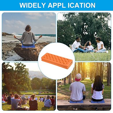 15"x10.6"x0.4" Foldable Hiking Seat Pad, 2 Pack XPE Cushion Sitting Pads Foam Mat Waterproof