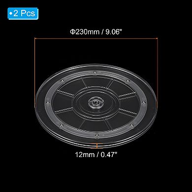 9" Heavy Rotating Swivel Stand, 2Pcs 360˚ Rotation Lazy Susan Turntable with Steel Ball Bearings