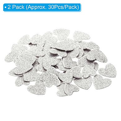 Foam Stickers, 60 Pcs EVA Self Adhesive Glitters Foam Shape Sticker Craft Supplies
