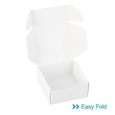 2.5x2.5x1.2" Paper Soap Box, 40 Pack Homemade Soap Boxes Square Presents Packaging Boxes