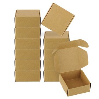 2.5x2.5x1.2" Paper Soap Box, 40 Pack Homemade Soap Boxes Square Presents Packaging Boxes