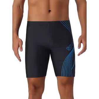 Men's Summer Holiday Elastic Waist Regular Fit Sports Training Swimwear Trunks