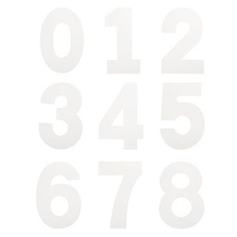 12 Inch Plastic Number Stencils Set 0-8 Address Number Stencil Templates