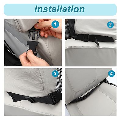 Dog Car Net Barrier, Escape-Proof, Car Divider for 2nd 3rd Row Seats Cargo Area Black