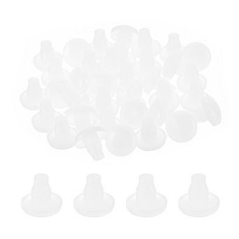 Glass Table Top Bumpers with Stem, 0.28 Inch Anti Collision Slip Glass Table Spacers
