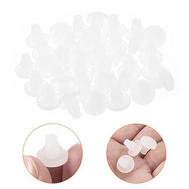 Glass Table Top Bumpers with Stem, 0.28 Inch Anti Collision Slip Glass Table Spacers