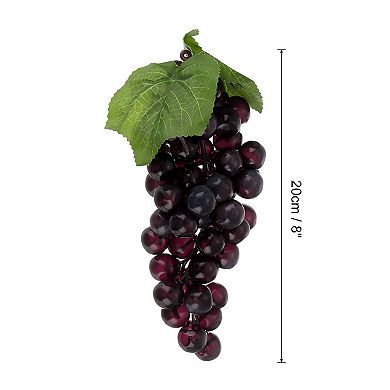 2 Pcs Fake Grapes, Artificial Grapes, Fake Fruit Grapes for Wedding Party