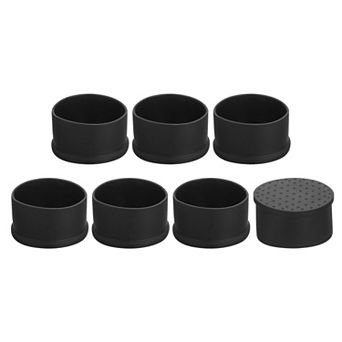 7 pc Chair Leg Caps, 2 Inch Non-Marking Chair Leg Tips Non-Slip Chair Leg Floor Protectors