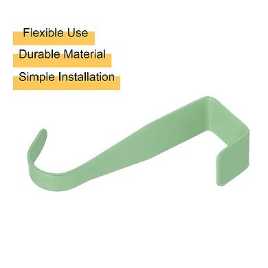 Over the Door Hook, 4 Pack Carbon Steel Cabinet Door Single Hooks, Metal Door Hanger