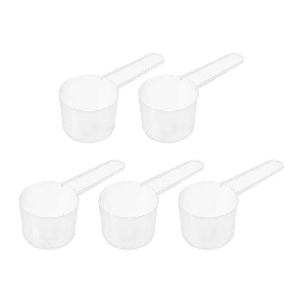 5 Pcs Plastic Measuring Spoons 60ml Table Spoon Powder Scoops Spoon