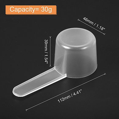 5 Pcs Plastic Measuring Spoons 60ml Table Spoon Powder Scoops Spoon