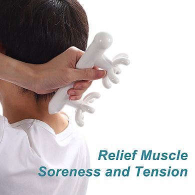 Fascia Massage Tool, Fascia Massage Blaster Tool for Trigger Point Pain Relieves, White