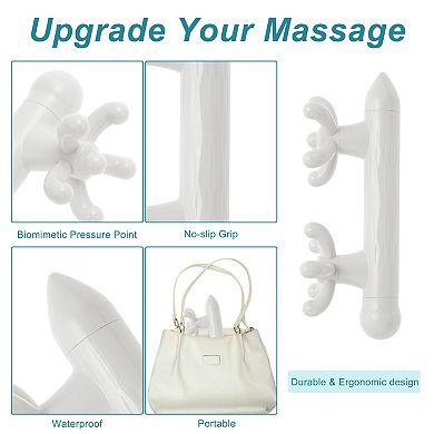 Fascia Massage Tool, Fascia Massage Blaster Tool for Trigger Point Pain Relieves, White