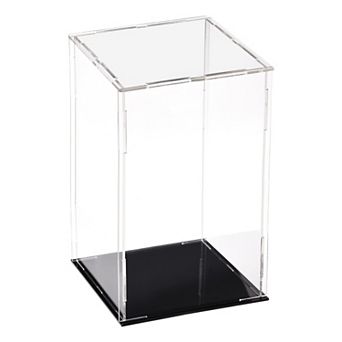 Acrylic Clear Display Case Box Dustproof Protection Showcase 3.9x3.9x7.9inch