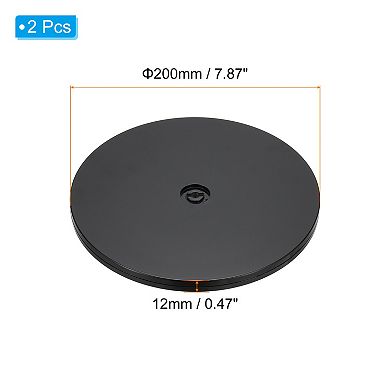 8 Inch Heavy Rotating Swivel Stand, 2 Pcs Lazy Susan Turntable with Steel Ball Bearings