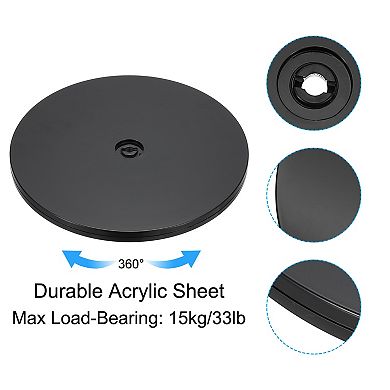 8 Inch Heavy Rotating Swivel Stand, 2 Pcs Lazy Susan Turntable with Steel Ball Bearings