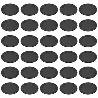 30 pc Rubber Bottoms for Sublimation Tumblers, Protective Anti-Slip Silicone Bottoms 2.11"