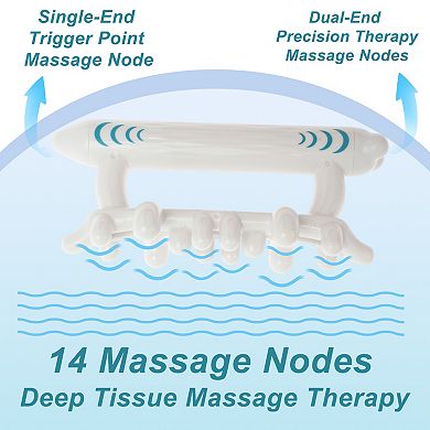 Fascia Massage Tool, Fascia Massage Blaster Tool for Trigger Point Pain Relieves White