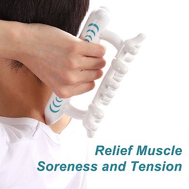 Fascia Massage Tool, Fascia Massage Blaster Tool for Trigger Point Pain Relieves White