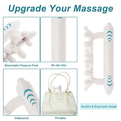 Fascia Massage Tool, Fascia Massage Blaster Tool for Trigger Point Pain Relieves White