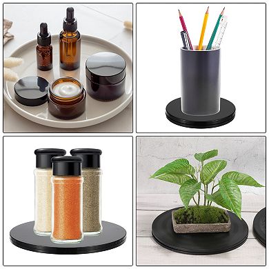 9 Inch Heavy Rotating Swivel Stand, 2Pcs Lazy Susan Turntable with Steel Ball Bearings