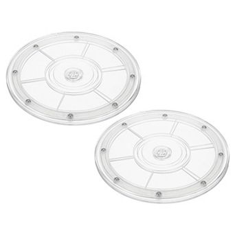 8" Heavy Rotating Swivel Stand, 2 pc 360˚ Rotation Lazy Susan Turntable with Steel Ball Bearings