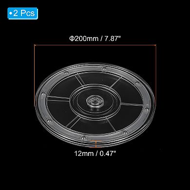 8" Heavy Rotating Swivel Stand, 2Pcs 360˚ Rotation Lazy Susan Turntable with Steel Ball Bearings