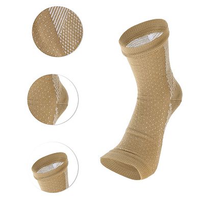 1 Pair Portable Lightweight Ankle Brace Socks for Sports