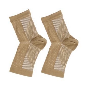 1 Pair Portable Lightweight Ankle Brace Socks for Sports