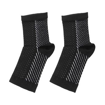 1 Pair Stripe Style Lightweight Ankle Brace Socks for Sports