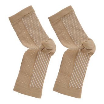 1 Pair Stripe Style Lightweight Ankle Brace Socks for Sports