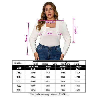 Women Plus Size Women's 3/4 Sleeve Open Front Knit Cropped Bolero Shrug Cardigan Sweater for Women
