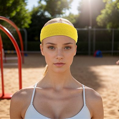 Breathable Headband Solid Color Headband for Sport 1 Pc