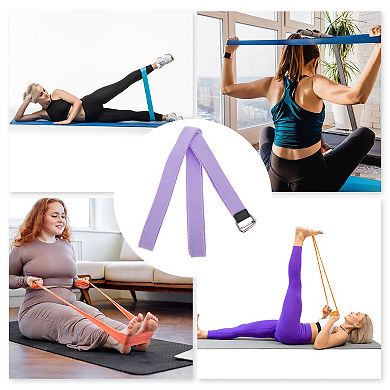 1pc Women Yoga Stretch Band for Gym Stretching Exercise 70.87" Length