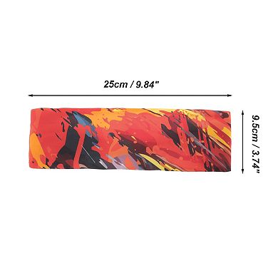 Comfortable Headband Sweat Headband for Sport Orange 1 Pc