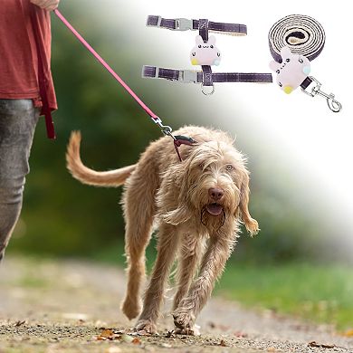 Cartoon I-Shaped Pet Leash Kit Durable Dog Leash Kit for Dog 1 Set