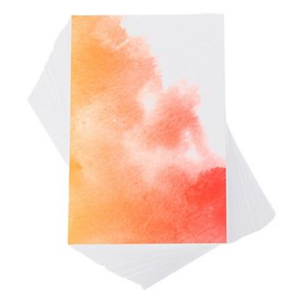 100 pc Pure Cotton Watercolor Paper 140lb/300 GSM Water Coloring Paint Paper 4"x6"