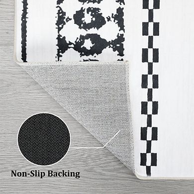 Garvee Machine Washable Area Rug Non Slip Non Shedding for Living Room Bedroom Kitchen