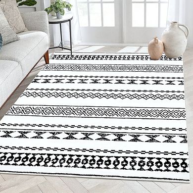 Garvee Machine Washable Area Rug Non Slip Non Shedding for Living Room Bedroom Kitchen