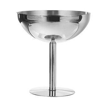 Stainless Steel Martini Cocktail Glasses, 1 pc 16oz Unbreakable Martini Glasses, Metal Shatter Proof