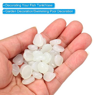Glow Rocks Glow Pebbles Decoration in the Dark Luminous Stones DIY Decorative for Garden