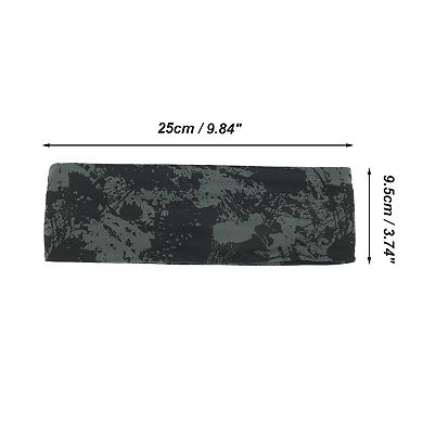 Comfortable Headband Sweat Headband for Sport Deep Gray 1 Pc