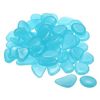 Glow Rocks Glow Pebbles Decoration in the Dark, Luminous Stones Decor DIY Decorative for Garden
