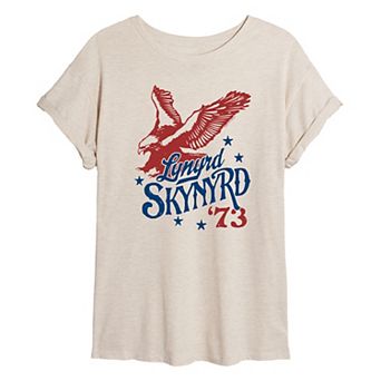 Juniors' Lynyrd Skynyrd '73 Oversized Tee