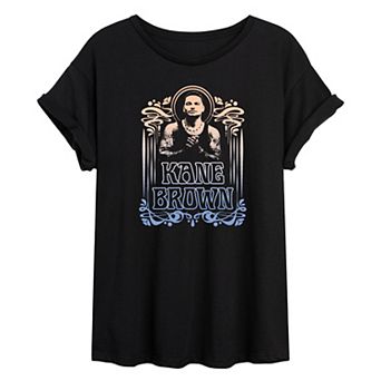 Juniors' Kane Brown Oversized Tee