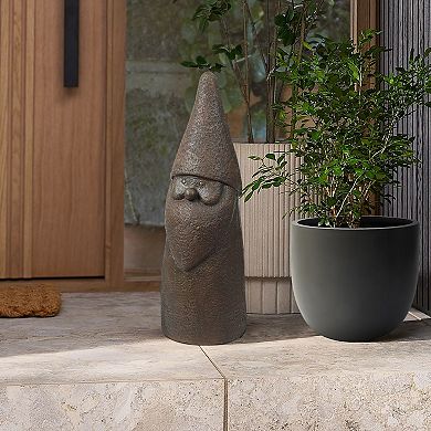 LuxenHome MgO Elf Gnome Garden Statue