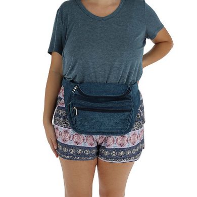 Magnifique Denim Large Fanny Waist Pack