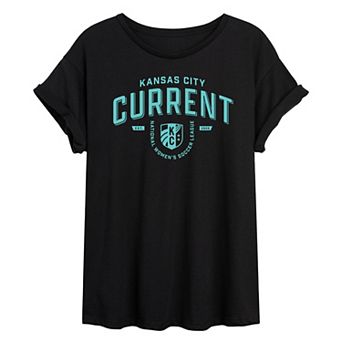 Juniors' Kansas City Current Industrial Oversized Tee